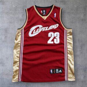 Cleveland Cavaliers LeBron James Rookie 2003-2004 Adidas Jersey – 50 / Large